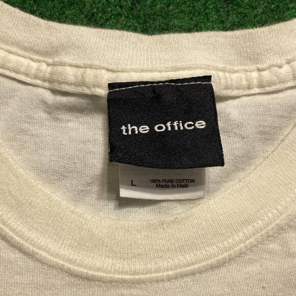 Men’s The Office Conference Room Crewneck T-Shirt Large White - Picture 3 of 6